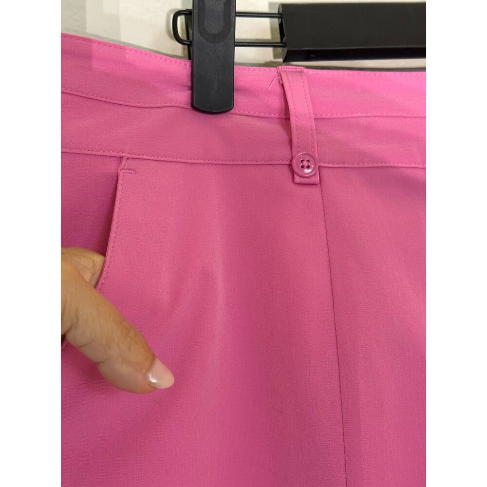 Women’s Pink Chino Golf Shorts Lightweight Preppy Summer Golfcore Casual 14 - Picture 3 of 6